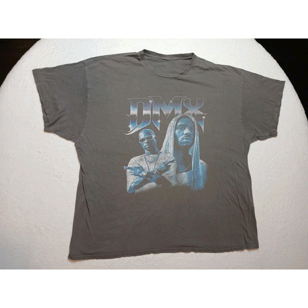 Vintage 1990's DMX Shirt Men's Size Large Gray